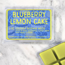 Load image into Gallery viewer, 3 oz blueberry lemon cake wax melt
