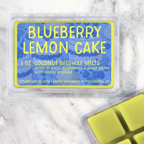 3 oz blueberry lemon cake wax melt