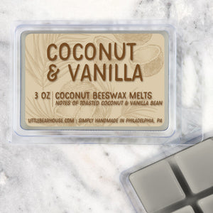 3 oz Coconut & Vanilla wax melt