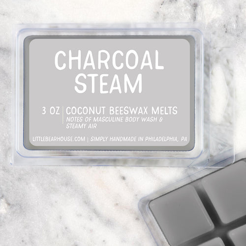 3 oz charcoal steam wax melt