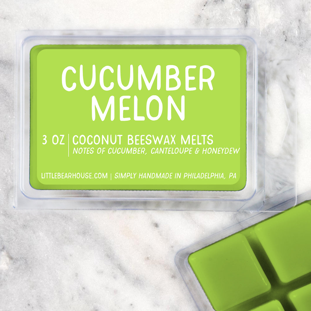 3 oz Cucumber Melon Wax Melt cubes