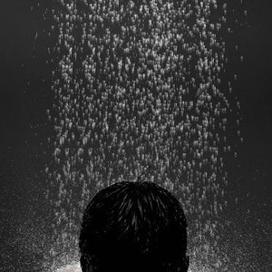 Black and White Man Taking a Shower Steamy and Sexy Wax Scent