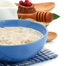 Load image into Gallery viewer, Bowl of creamy oatmeal with milk and honey wax scent
