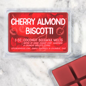 3 oz  cherry almond biscotti wax melt