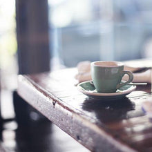 Load image into Gallery viewer, Cup of Coffee sitting on table at a cafe in a coffee shop wax scent
