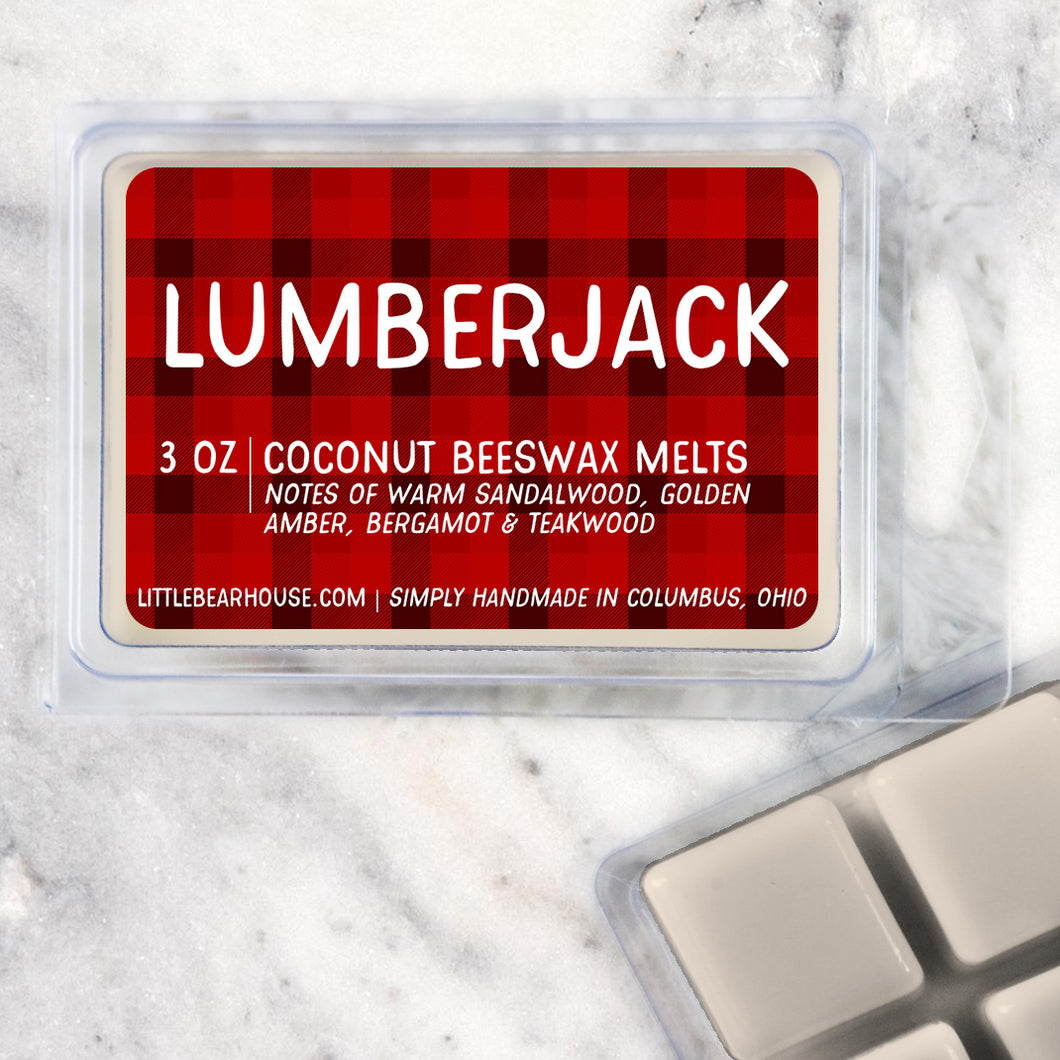 Lumberjack Strong Scented Beeswax Wax Melts 